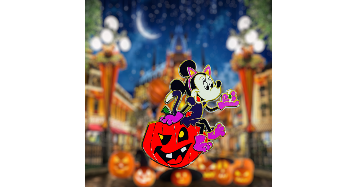 Disney - Minnie Mouse : Pin's citrouille OE